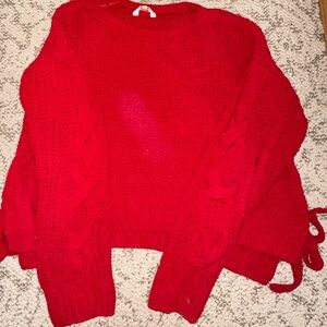 Red Sweater, Size Large